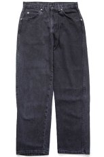 画像2: 00s メキシコ製 Wranglerラングラー ブラック デニムパンツ W30 L30★SDP4415 (2)