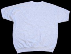 画像2: 90s USA製 HONORS 無地 半袖スウェット 杢ライトグレー XXL★特大 ブランク (2)