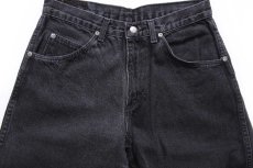 画像4: 00s メキシコ製 Wranglerラングラー ブラック デニムパンツ W30 L30★SDP4415 (4)