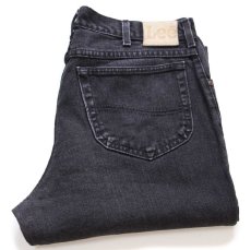 画像1: 00s Leeリー ブラック デニムパンツ W36★SDP4399 (1)