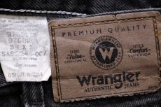 画像5: 00s メキシコ製 Wranglerラングラー ブラック デニムパンツ W38★SDP4409 (5)