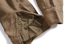 画像8: 40s 米軍 U.S.ARMY マチ付き ウールシャツ オリーブドラブ (8)