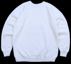 画像2: 90s USA製 CIF/Reebokリーボック BASKETBALL スニーカー 蛍光プリント スウェット 白 XL (2)