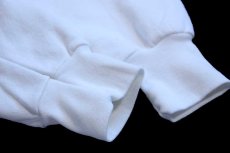 画像5: 90s Quitman USA 無地 パチポケ スウェット カーディガン 白 (5)