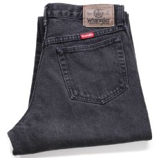 画像1: 00s メキシコ製 Wranglerラングラー ブラック デニムパンツ W30 L30★SDP4415 (1)