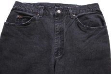 画像4: 00s Leeリー ブラック デニムパンツ W36★SDP4399 (4)