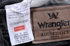 画像5: 00s メキシコ製 Wranglerラングラー ブラック デニムパンツ W29 L30★SDP4416 (5)