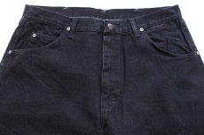 画像4: 00s メキシコ製 Wranglerラングラー ブラック デニムパンツ W36 L30★SDP4417 (4)
