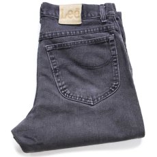 画像1: 00s Leeリー ブラック デニムパンツ フェード W33★SDP4420 (1)