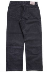 画像3: 00s メキシコ製 Wranglerラングラー ブラック デニムパンツ W36 L29★SDP4418 (3)