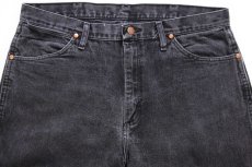 画像4: 00s Wranglerラングラー 13MWZ ブラック デニムパンツ W35 L32★SDP4403 (4)