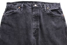画像4: 00s メキシコ製 Wranglerラングラー 13MWZ ブラック デニムパンツ W36 L32★SDP4398 (4)