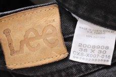 画像5: 00s Leeリー 200 ブラック デニムパンツ W36 L30★SDP4401 (5)