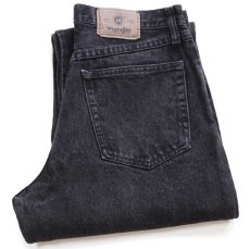 画像1: 00s メキシコ製 Wranglerラングラー ブラック デニムパンツ W32 L32★SDP4411 (1)