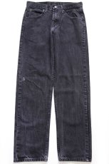 画像2: 00s Wranglerラングラー ダメージ ブラック デニムパンツ W30 L32★SDP4413 (2)