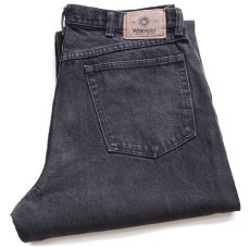 画像1: 00s Wranglerラングラー ブラック デニムパンツ W34★SDP4410 (1)