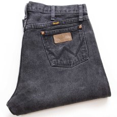 画像1: 00s Wranglerラングラー 13MWZ ブラック デニムパンツ W35 L32★SDP4403 (1)