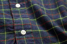 画像5: 00s ポロ ラルフローレン ESTATE SPORT タータンチェック ワイドカラー コットンシャツ L (5)