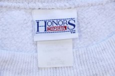 画像4: 90s USA製 HONORS 無地 半袖スウェット 杢ライトグレー XXL★特大 ブランク (4)