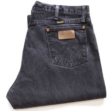 画像1: 00s メキシコ製 Wranglerラングラー 13MWZ ブラック デニムパンツ W36 L32★SDP4398 (1)