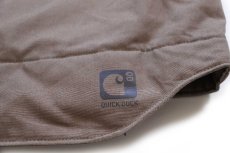 画像7: carharttカーハート QUICK DUCK JEFFERSON VEST キルティングライナー ダックベスト グレーブラウン XL-T (7)
