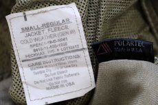 画像4: 18 USA製 米軍 ECWCS GEN3 LEVEL3 POLARTEC フリースジャケット コヨーテ タン S-R (4)