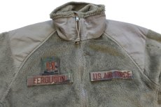 画像3: 16 USA製 米軍 U.S.AIR FORCE パッチ付き ECWCS GEN3 LEVEL3 POLARTEC フリースジャケット コヨーテ タン XS-R (3)