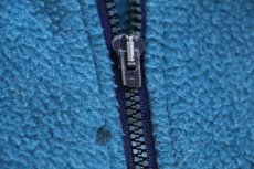 画像7: 80s L.L.Bean フリースジャケット 青緑×紺 (7)