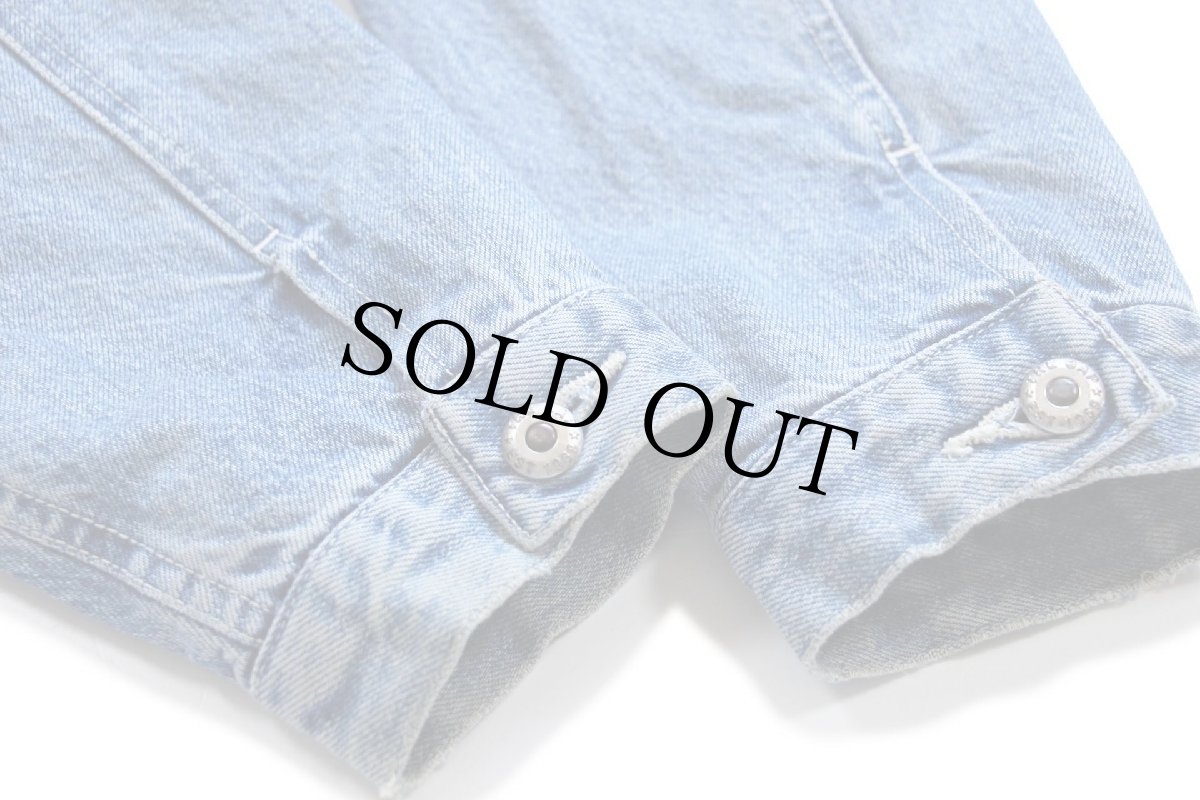 画像6: 00s GAPギャップ スペシャル チェック コットンライナー デニムジャケット M (6)