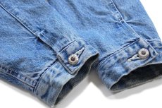 画像6: 00s GAPギャップ スペシャル チェック コットンライナー デニムジャケット M (6)