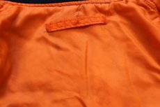 画像7: 80s USA製 ALPHAアルファ MA-1 フライトジャケット 紺 フェード XL (7)