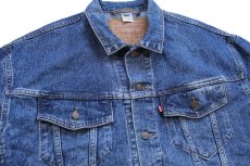 画像3: 90s メキシコ製 Levi'sリーバイス 70598 デカパッチ デニムジャケット 4ポケット L (3)