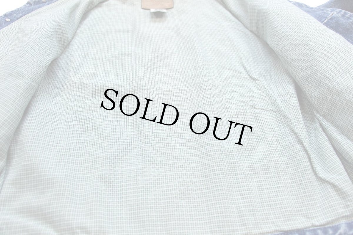 画像5: 00s GAPギャップ スペシャル チェック コットンライナー デニムジャケット M (5)