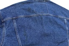 画像6: 90s メキシコ製 Levi'sリーバイス 70598 デカパッチ デニムジャケット 4ポケット L (6)