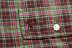 画像5: 00s ポロ ラルフローレン WHITFIELD CLASSIC FIT チェック コットンシャツ XL (5)
