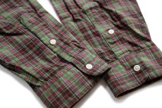 画像6: 00s ポロ ラルフローレン WHITFIELD CLASSIC FIT チェック コットンシャツ XL (6)