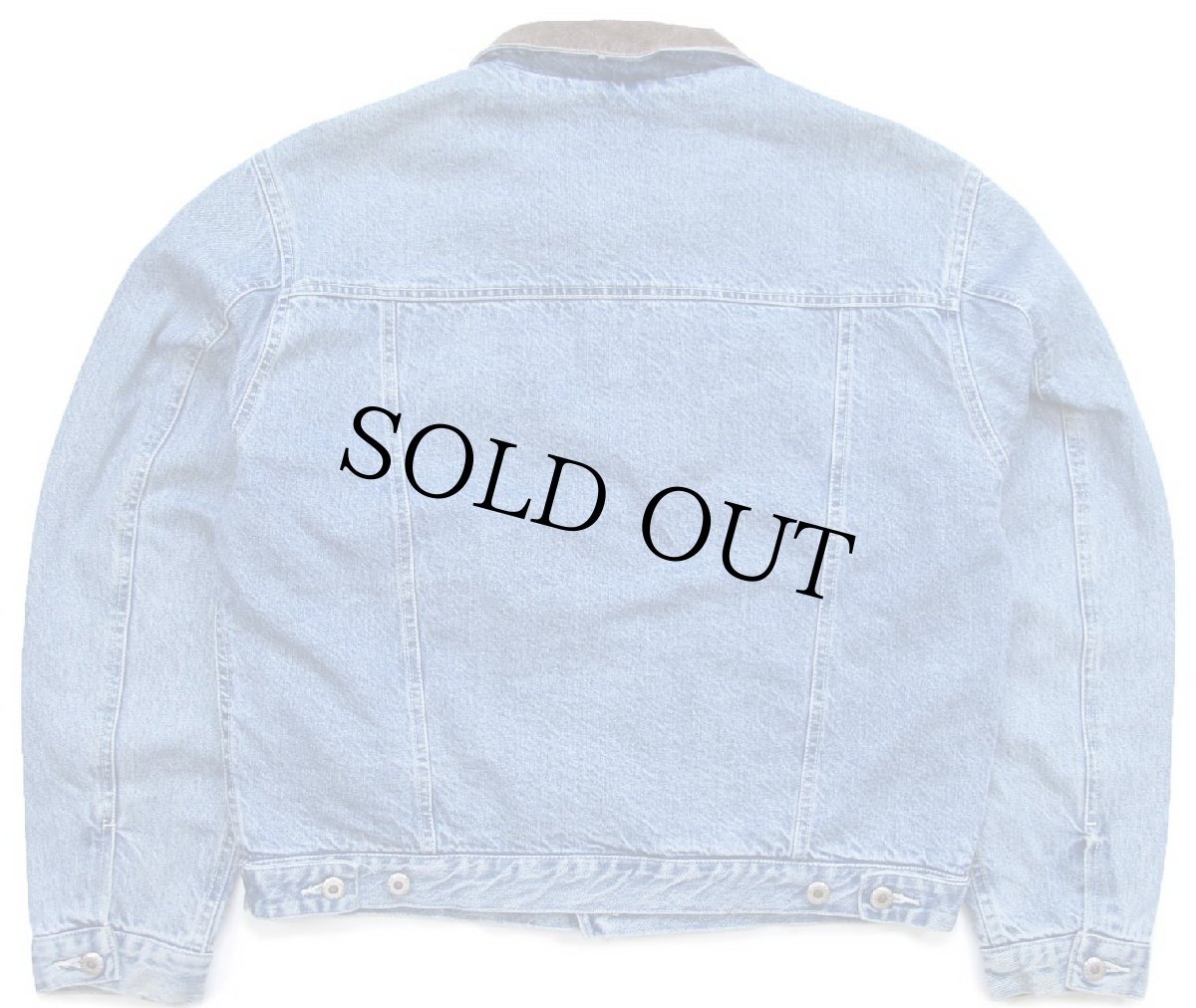 画像2: 00s GAPギャップ スペシャル チェック コットンライナー デニムジャケット M (2)