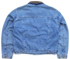 画像2: 00s GAPギャップ スペシャル チェック コットンライナー デニムジャケット M (2)