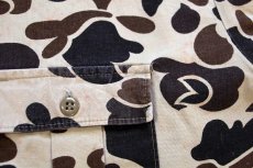 画像5: 80s USA製 Walls ダックハンターカモ コットンポプリン ハンティングシャツ L-R (5)