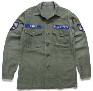60s 米軍 U.S.ARMY パッチ付き ユーティリティシャツ - Sixpacjoe Web Shop