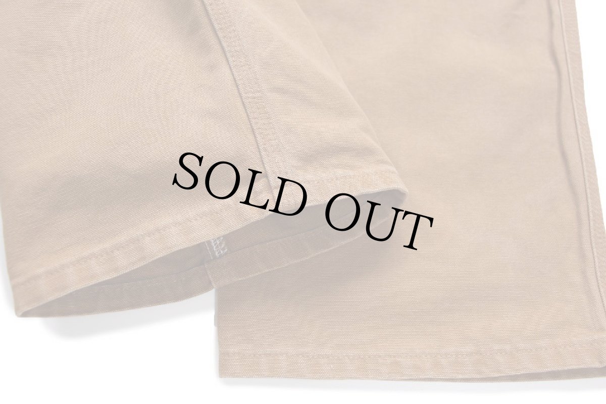 画像7: メキシコ製 carharttカーハート ダック地 ペインターパンツ 茶 W34 L32 (7)