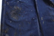 画像10: 70s USA製 Sears ペンキ飛び バットダイ デニム オーバーオール W32 L30 (10)