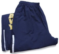 画像1: 16 米軍 U.S.NAVY RUNNING SUIT トレーニング ナイロンパンツ 紺 S/R★05 (1)