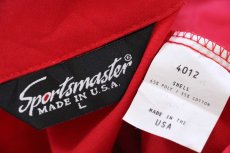 画像4: 90s USA製 Sportsmaster SKILLS USA パッチ付き ジャケット 赤 L (4)