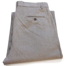 画像1: 90s ポロ ラルフローレン ヘリンボーン ツータック スラックス コットンパンツ W33 (1)