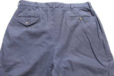 画像5: 90s ポロ ラルフローレン ピンチェック ツータック スラックス コットンパンツ W36 L30 (5)