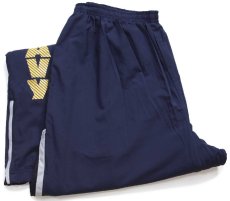 画像1: 16 米軍 U.S.NAVY RUNNING SUIT トレーニング ナイロンパンツ 紺 L/S★07 (1)