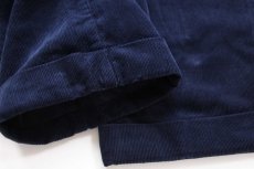 画像7: 00s ポロ ラルフローレン ツータック スラックス コットン コーデュロイパンツ 紺 W33 L30 (7)