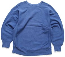 画像2: 90s メキシコ製 Championチャンピオン ワンポイント リバースウィーブ スウェット 薄紺 M (2)