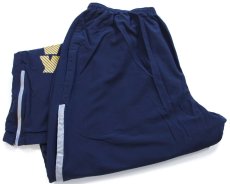 画像1: 21 米軍 U.S.NAVY RUNNING SUIT トレーニング ナイロンパンツ 紺 M/S★06 (1)